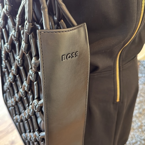 Hugo Boss Lena Net Bag Black - Picture 2 of 11